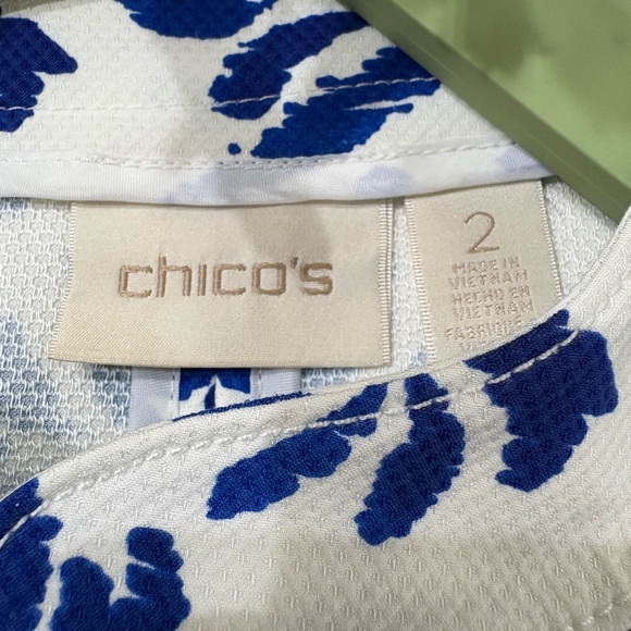 Chico's "Indigo Ink" Alicia Jacket Size Large Chico size 2 - Picture 6 of 8